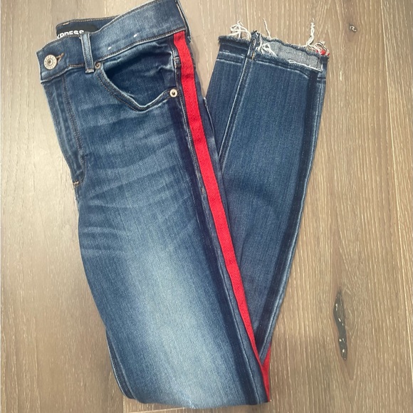 Express ankle legging high rise 2 long. Gently used excellent condition - Picture 5 of 6